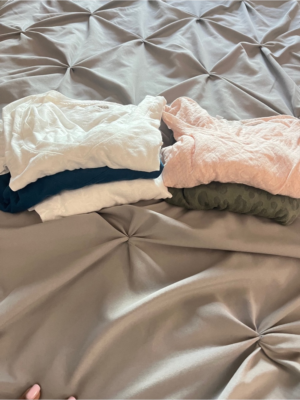 Bundle of 5 Express Sheer Long Sleeve Tops